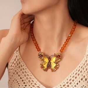 Butterfly Necklace and Earrings set